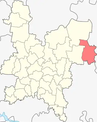 Localisation de Raïon d'Afanassievo