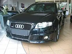 RS4 avec finition de style Black.