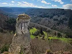 Le rocher du Moine.
