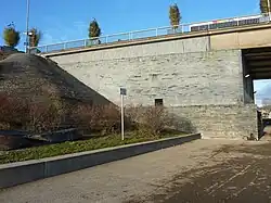 Culée ouest.