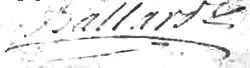 Signature de Christophe Ballard