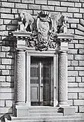 Porte d'entrée vers 1900.