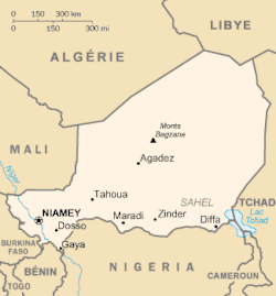 Description de l'image Niger carte.gif.