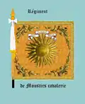régiment de Moustier cavalerie, avers
