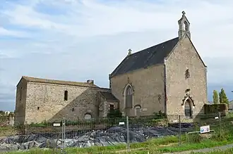 La chapelle et les recherches archéologiques en 2011.