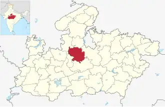 Localisation de District de Vidisha