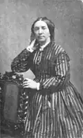 Portrait photographique de Marie Pape-Carpantier.