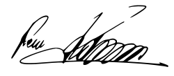 signature de René Kalisky (né Kaliski)