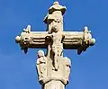 Avers : Christ en croix