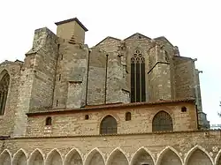 Vue du chevet depuis le Campo Santo.