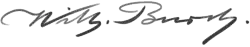 signature de Wilhelm Busch