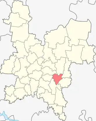 Localisation de Raïon de Bogorodskoïe