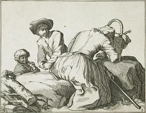 Famille de paysans, n. d. (musée d'art du comté de Los Angeles).