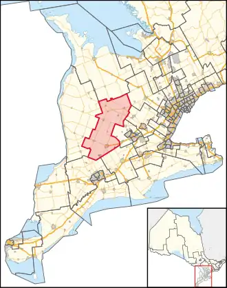 Carte de la circonscription
