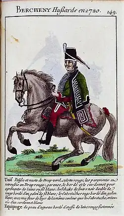 Image illustrative de l’article Régiment de Berchény hussards