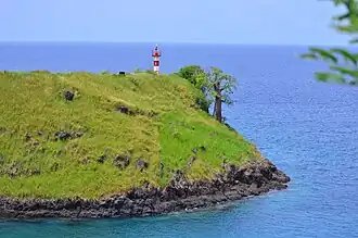Vue depuis l'est.