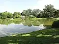 Le lac de Préchac-sur-Adour.