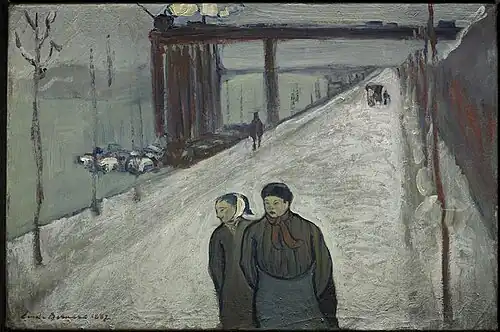 Quai de Clichy sur la Seine, 1887 – Musée départemental Maurice-Denis, Saint-Germain-en-Laye.