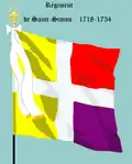 régiment de Saint-Simon de 1718 à 1734