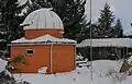 L'observatoire en hiver.