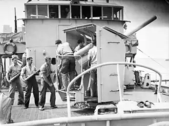 Image illustrative de l'article Canon de marine de 4 pouces QF Mk XIX
