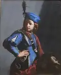 David avec la tête de Goliath, vers 1645-1650, huile sur toile, Getty Center.