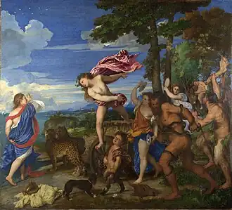 Titien, Bacchus et Ariane