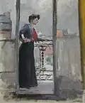 Plein air, femme à son balcon (1905)