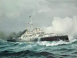 Cuirassé Re Umberto (1888).