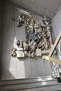 Œuvre murale dans le foyer du public