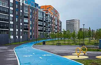 Voie cyclable.