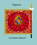 régiment de Crussol, revers