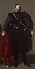 Diego Vélasquez, Portrait du comte-duc d'Olivares, 1624