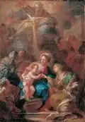 Mariage de sainte Catherine, Sebastiano Conca, 1701-1750, musée des Augustins, Toulouse