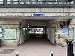 L'accès no&nbsp;2 « rue La Fayette ».
