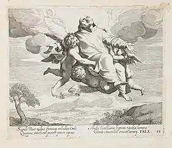 Planche no&nbsp;19 de Dietrich Krüger, d'après Giovanni Lanfranco