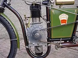 Laurin & Klement Bloc moteur de la moto Type TI (1903).