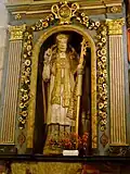 L'église paroissiale Saint-Germain : statue de saint Germain.
