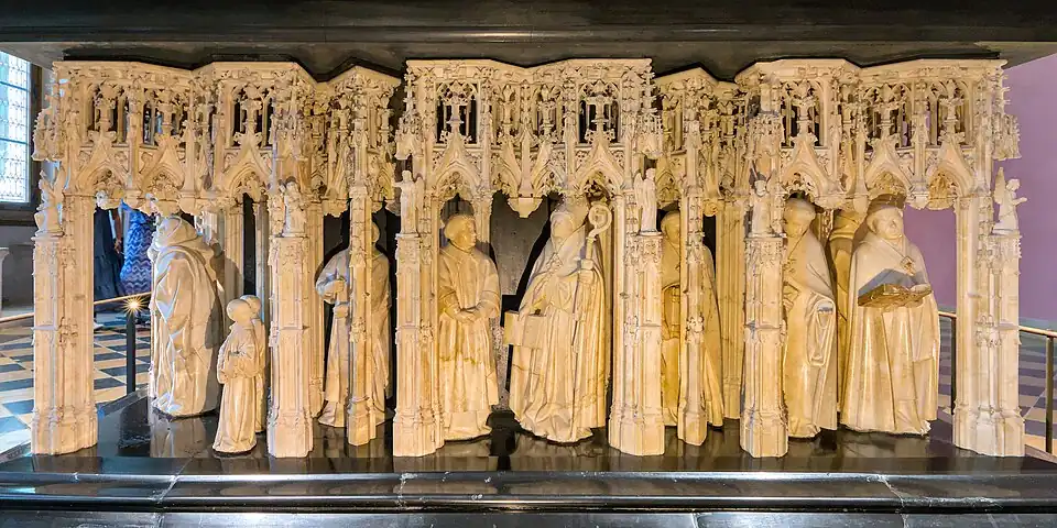 Pleurants du tombeau de Jean sans Peur et de Marguerite de Bavière.