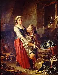 François Boucher, La Belle Cuisinière, 1735.