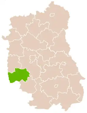 Localisation de Powiat de Kraśnik