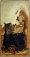 La Madone en trône par Francesco d'Antonio da Viterbo.