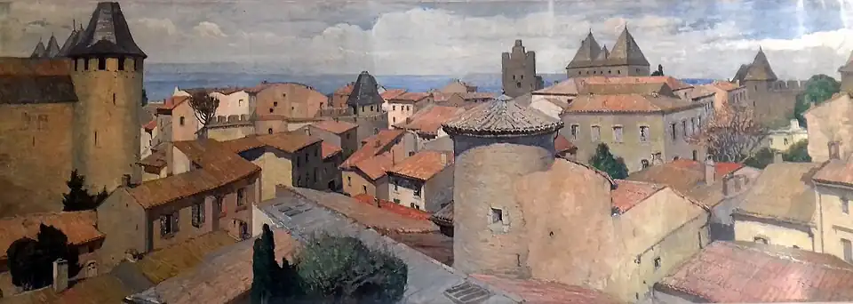 Une des peintures de Constantin Font visible dans la salle Joseph Génie.