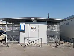 L'abri Véligo de la gare.