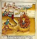 Exécution de Jan Hus en 1415.