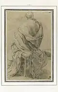Étude pour le personnage de dos