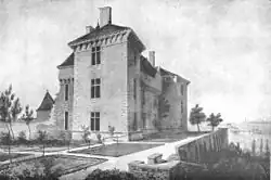Le château en 1932.