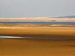 La baie de Somme, au nord-ouest.