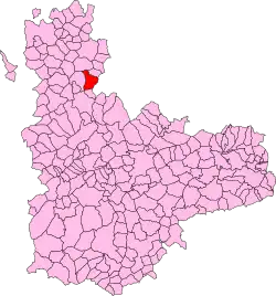 Localisation de Tamariz de Campos