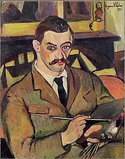 Suzanne Valadon, Portrait du peintre Maurice Utrillo, 1921, Paris, musée de Montmartre.